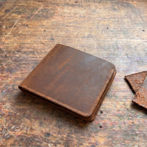Cowhide Trifold Wallet