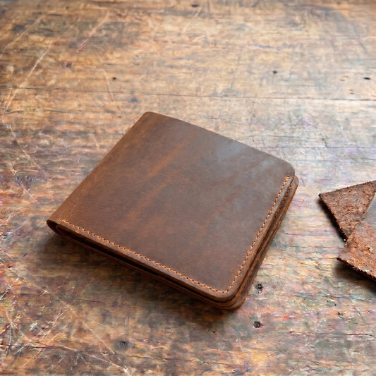 Cowhide Trifold Wallet